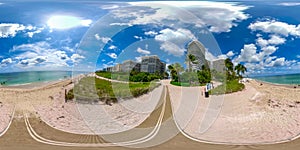 360 panorama Bal Harbour Miami FL. Virtual realty spherical equirectangular photo