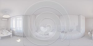 360 panorama of kitchen design
