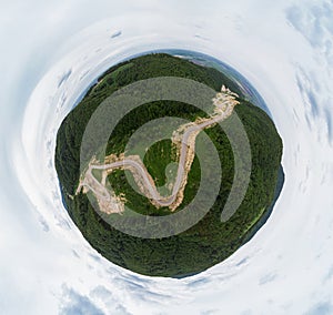 360 spherical panorama