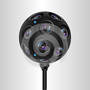 360 video cameraEPS vector file