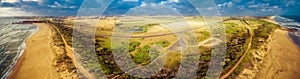 360 view aerial panorama of Bass Highway.