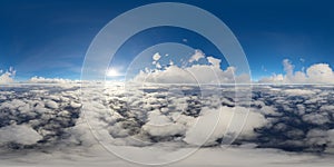 360 View of colorful Cloudscape Background