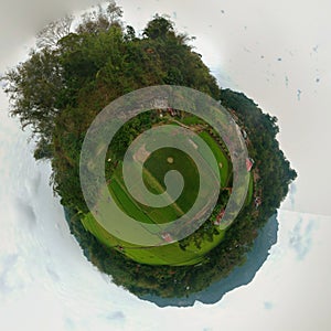 360 view of the Lemo site of Toraja