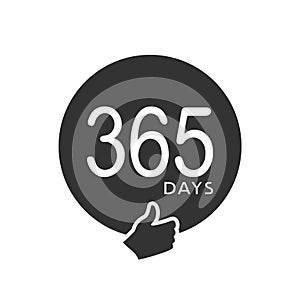 365 days message symbol