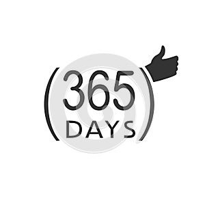 365 days message symbol