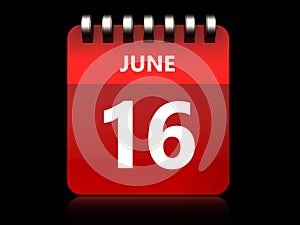 3d 16 june calendar