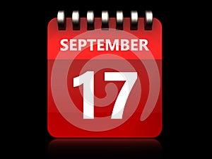 3d 17 september calendar