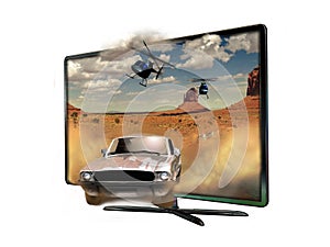 3D and 4k Television