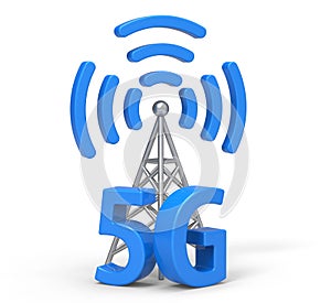 3d 5G with antenna, wireless communication technology