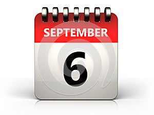 3d 6 september calendar