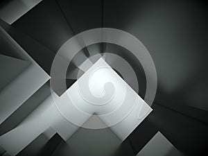 3d abstract architectural background