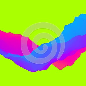 3D Abstract Background. Dynamic Effect. Vector Illustration.