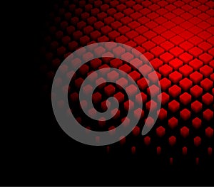 3d abstract dynamic red background photo