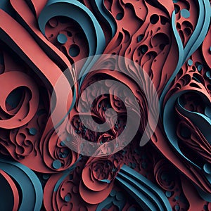 3D Abstract Gradient, smooth CGI background wallpaper