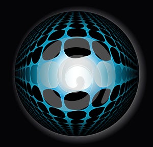 3d abstract sphere