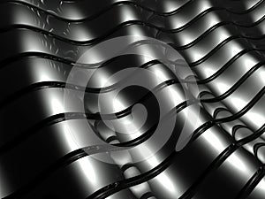 3d aluminum background abstract silver pattern
