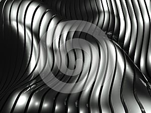 3d aluminum background abstract silver pattern