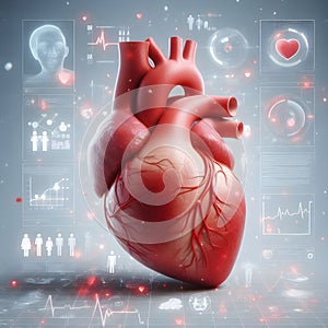 3d Anatomically Detailed Human Heart Model