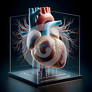 3d Anatomically Detailed Human Heart Model