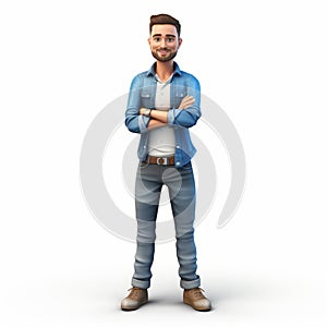 3d Animated Character: Lucas - Marketing Specialist