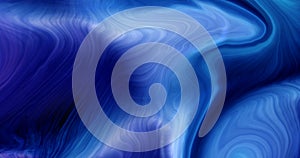 3d Animation abstract blue liquid wavy background