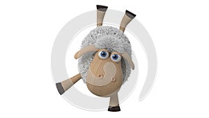 3d animation funny sheep playing sports