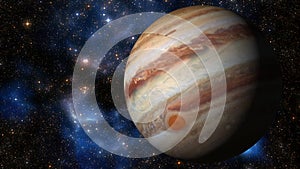 3D Animation of the Planet Jupiter