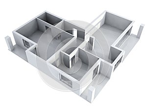 3d - apartament plan