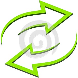 3d arrows with PNG format, repeat arrow icon, roundabout symbol, curve arrows to point the goal