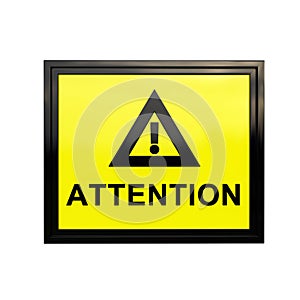 3D Attention sign