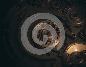3d background with gears