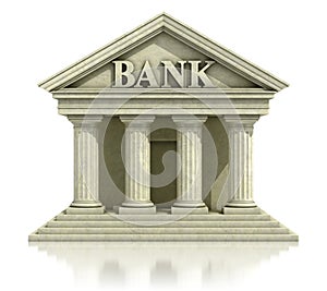 3d bank icon