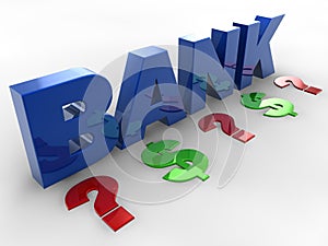 3D Bank text