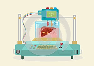 3D Bioprinter. Human Organs replicated.