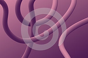 3D Blend Ligth Purple Vector art Design