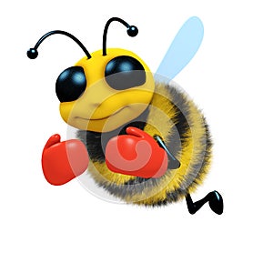 3d Boxer bee