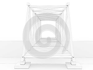 3d bridge drawing #3