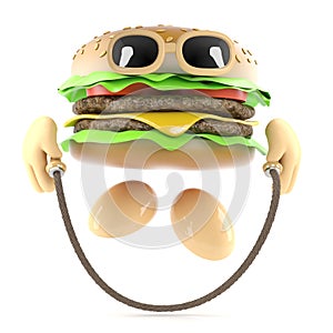 3d Burger skipping