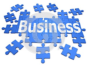 3d Business jisaw puzzle