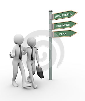 3d business partner successful plan