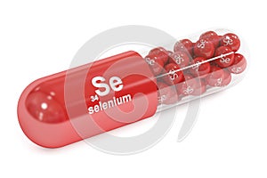 3D Capsule with Se selenium element