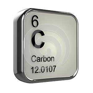 3d Carbon element