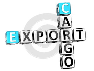 3D Cargo Export Crossword