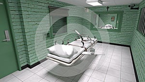 3D CG rendering of Restraint room