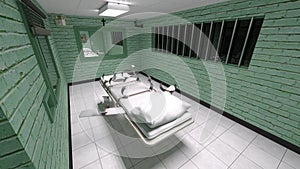 3D CG rendering of Restraint room