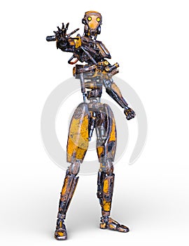 3D CG rendering of robot