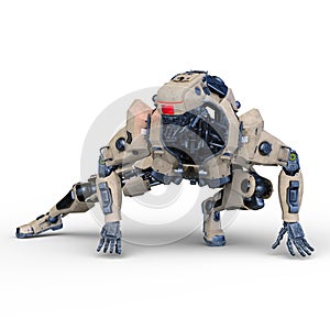 3D CG rendering of robot