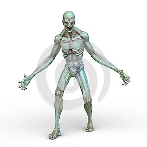 3D CG rendering of undead