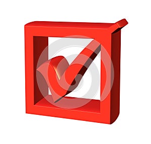 3d checkbox