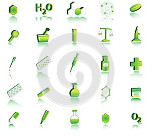 3d chemistry icon